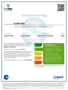 Certificato di Sostenibilità